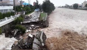 جاری شدن سیل در آمل و بابل