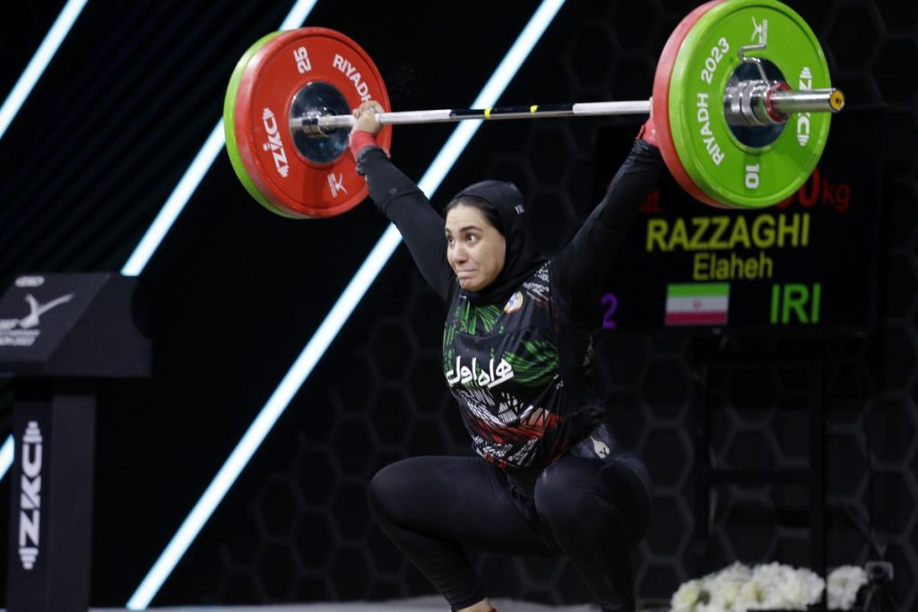 دختر وزنه‌بردار ایران برای دومین بار در قهرمانی جهان اوت کرد