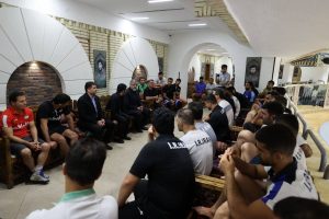 دیدار پولادگر با رییس فدراسیون، کادر فنی و ملی‌پوشان کشتی