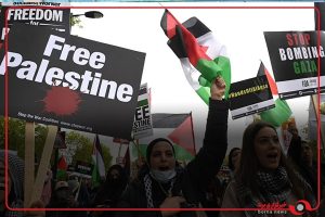 جمعیت عجیب حامیان فلسطین در پایتخت انگلیس 9 جمعیت عجیب حامیان فلسطین در پایتخت انگلیس