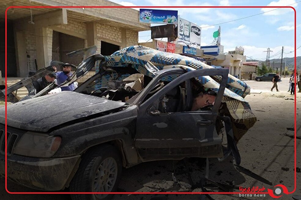 لحظه‌ شلیک جنگنده‌های اسرائیل به خودروهای غیرنظامی