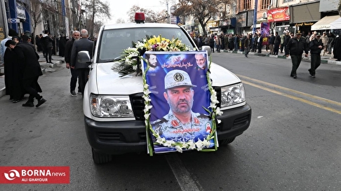 تشییع پیکر سردار زین العابدین رضوی خرم در ارومیه