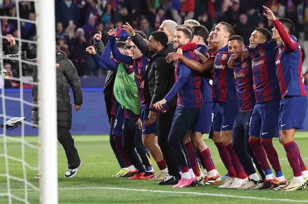 جشن و پایکوبی در بارسلونا  به خاطر قرعه رئال!