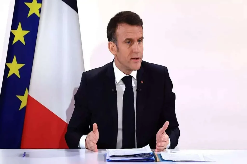 ماکرون: احتمال اعزام نظامی به اوکراین برای مبارزه با روسیه وجود دارد