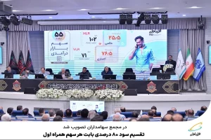 تقسیم سود 80 درصدی بابت هر سهم همراه اول_دلخوش 10 تقسیم سود 80 درصدی بابت هر سهم همراه اول