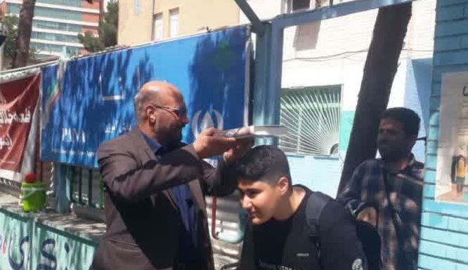 اعزام کاروان دانش‌آموزی استان قزوین به پیاده‌روی اربعین 