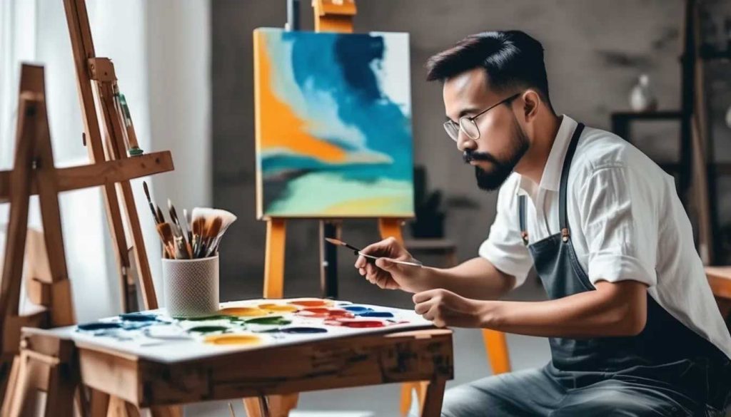 معرفی ابزارهای ضروری برای شروع نقاشی روی بوم 4 2 2