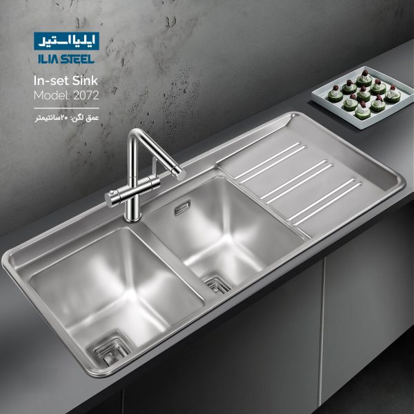 تحلیل و بازدید جامع 8 دسته بندی گوناگون سینک ظرفشویی ایلیااستیل_دلخوش 20 سینک های توکار ایلیااستیل