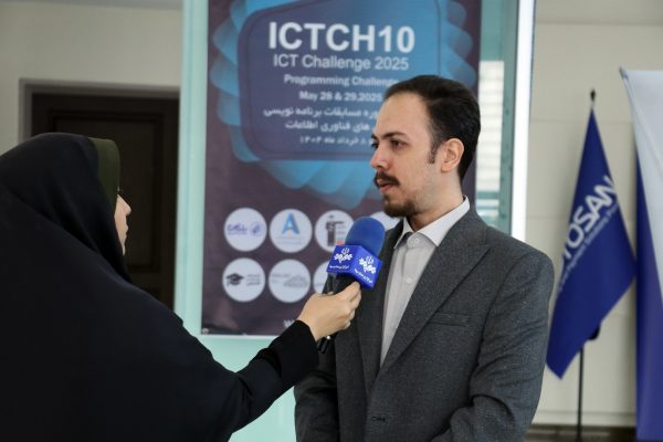 دهمین دوره مسابقات برنامه نویسی چالش های فناوری ICT Challenge 2025 با وجود 250 نفر از نخبگان برنامه نویسی سرزمین برگزار شد._دلخوش 6 محمد علی روزی طلب، مدیر گروه فناوری اطلاعات شریف