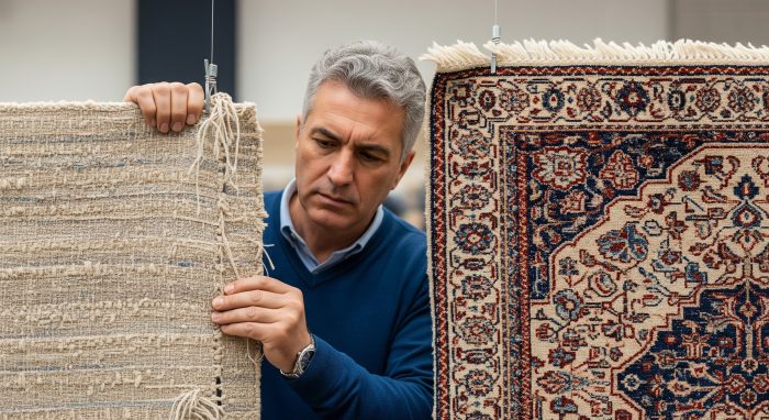 مشخصات فرش ۷۰۰ شانه تقلبی چیست_دلخوش 9 فرش ماشینی 700 شانه